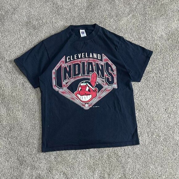 Logo 7 Men's Navy T-shirt - Picture 1 of 5